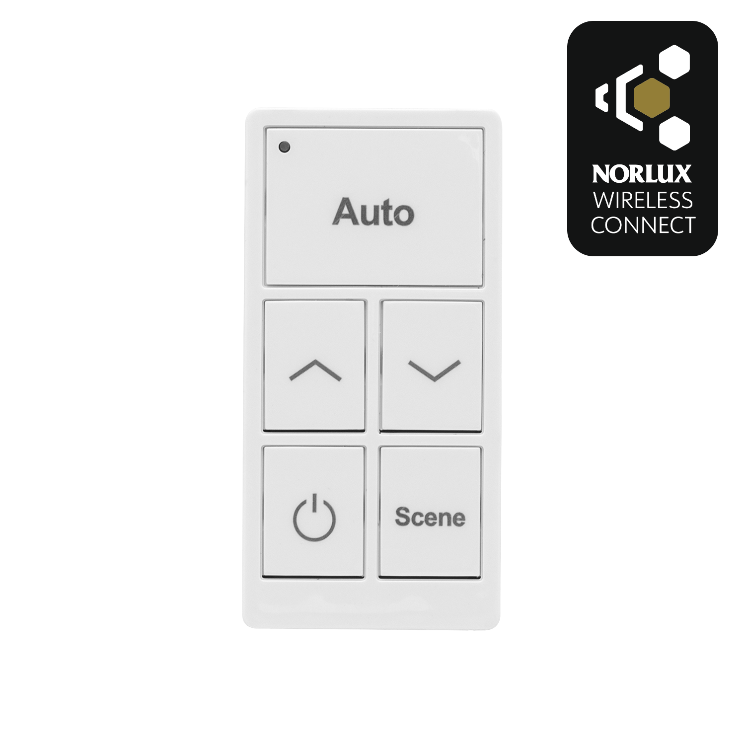 Web-bilde_102551-NW-01-Norlux-Wireless-Bluetooth-Wall-Switch-front-v2-nwc-badge