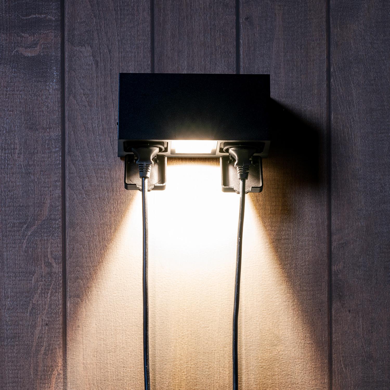 Web-bilde_Talos-utelys-vegg-med-stikkontakter-miljo-trevegg-2